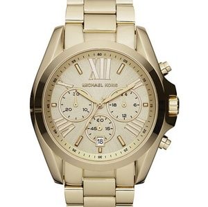 MK AUTHENTIC Chronograph Bradshaw Gold-Tone Watch